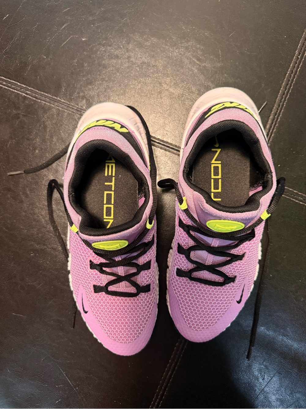 Nike Free Metcon 4 Workout Training Rush Fuchsia Volt Womens Size 10 - Picture 5 of 5